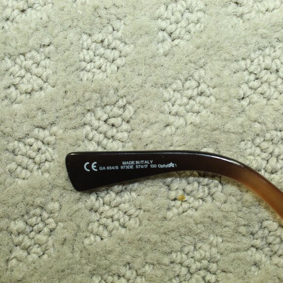 Giorgio Armani GA 654/S 973DE Ombre Brown Rhinestone 57 [] 17 130 Sunglasses